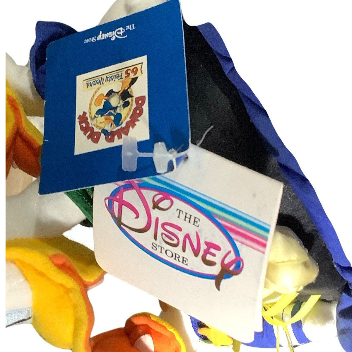 Disney Donald Duck 65th Anniversary 2014 Plush Lifeboat w/ 4 Donald's Year's Ago