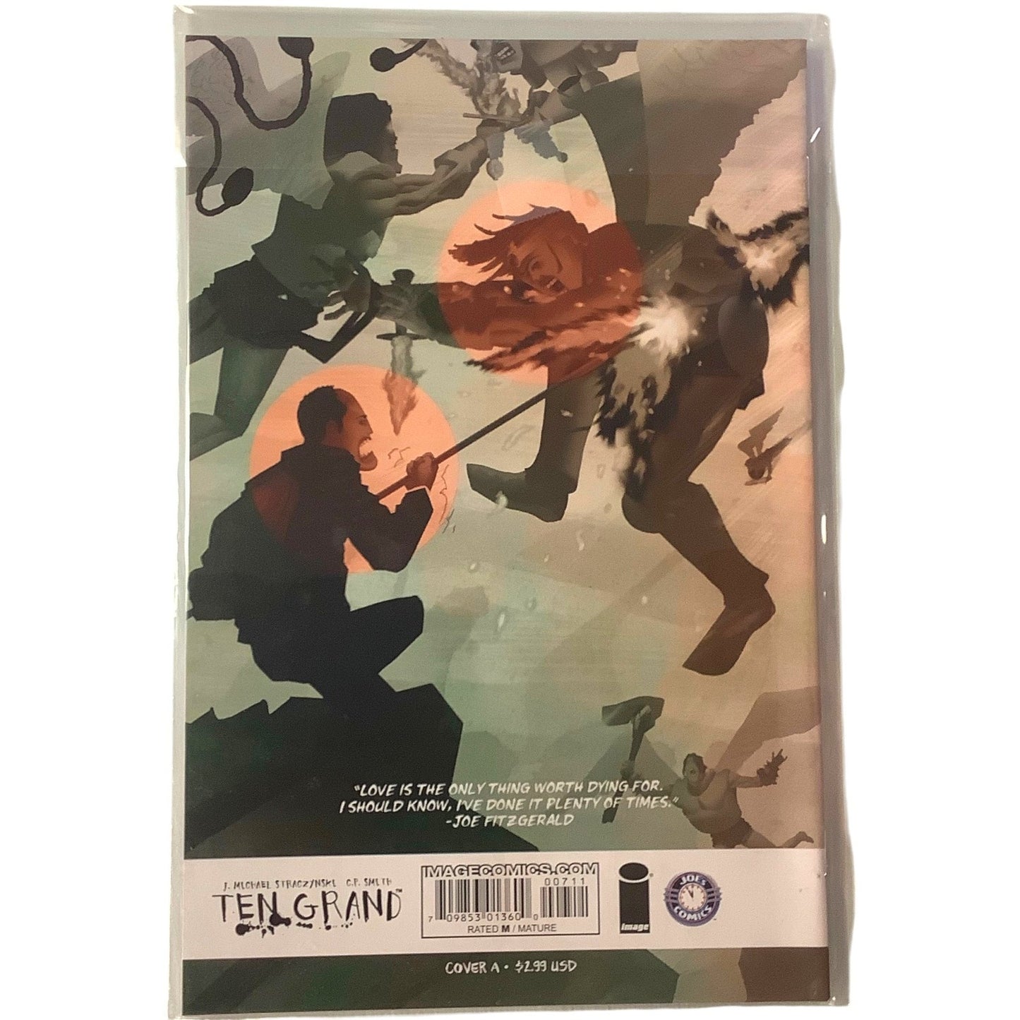 Ten Grand #7 Cover A- Smith, February 2014, Image Comics, NM 9.4, W-Straczynski