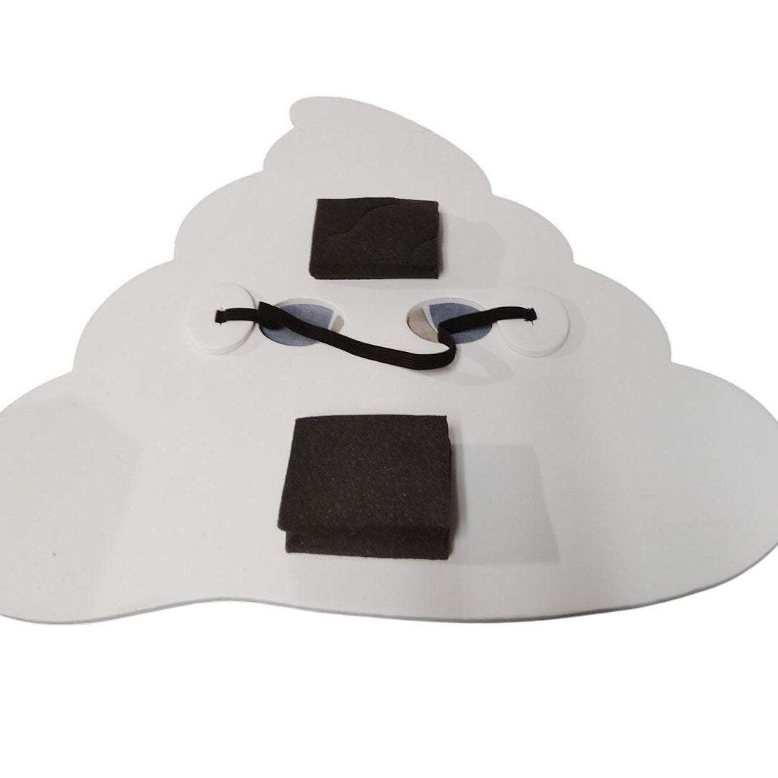 Poop Big Head Adult Mask 16.25" x 1.75" x 15.5"