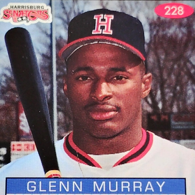 Glenn Murray, Harrisburg Senators , No. 225, 93-94 Fleer Excel Minor Leagues