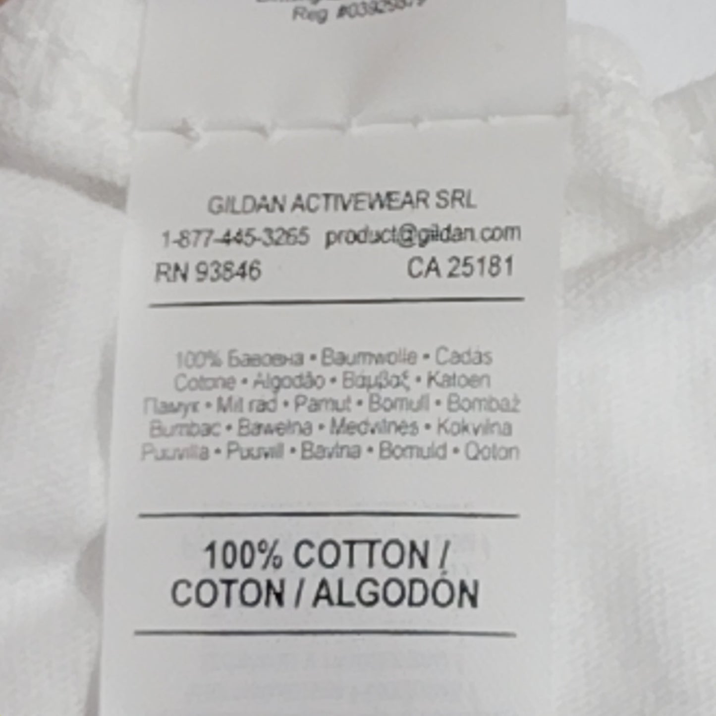 Gildan Ladies Racerback Tank – Medium – White