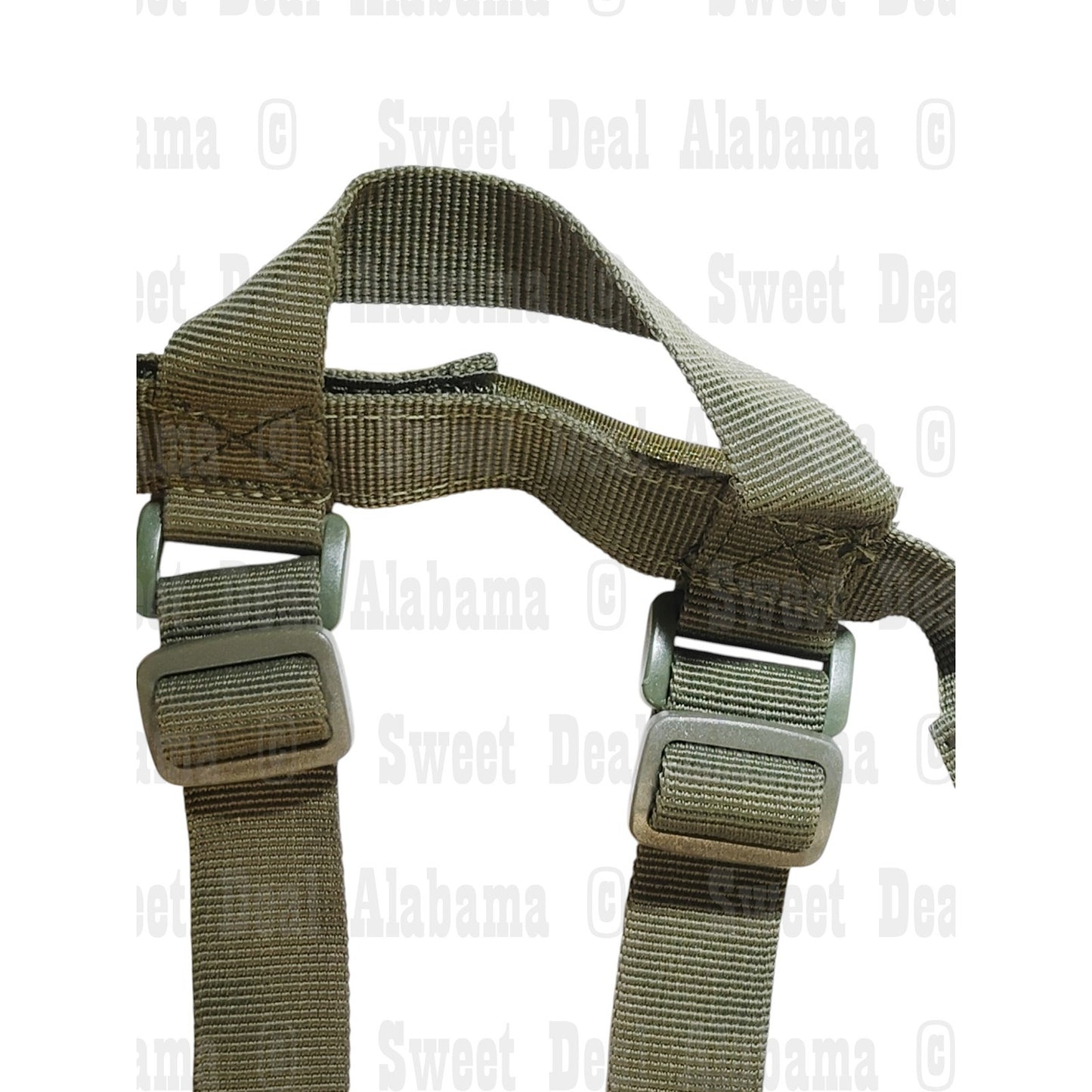1" Olive Drab Webbing Strap w/ Buckles - Adjustable Utility or Gear Use
