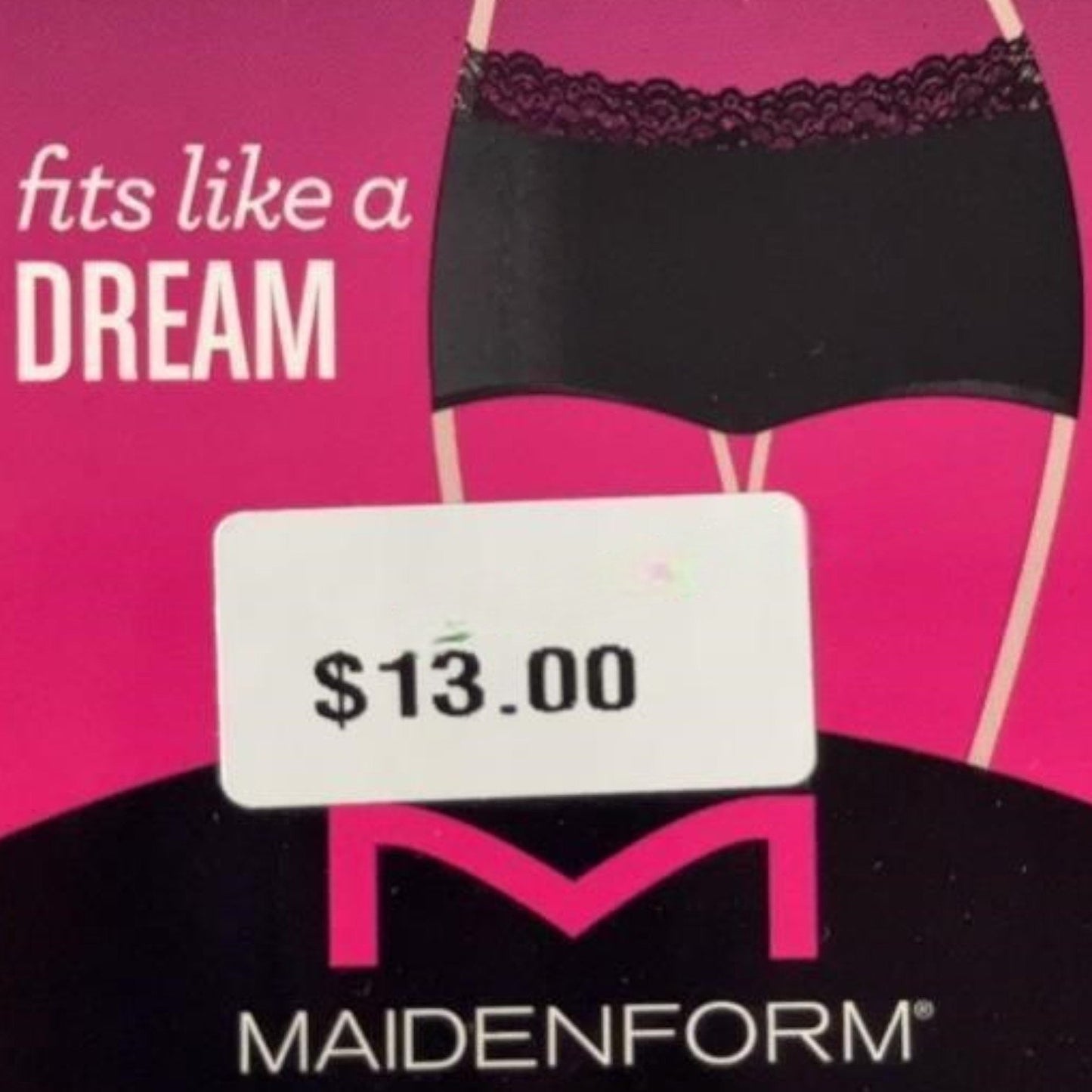 Maidenform Dream Cotton Boyshort with Lace – Lilac Petal – Size 8 – Women’s