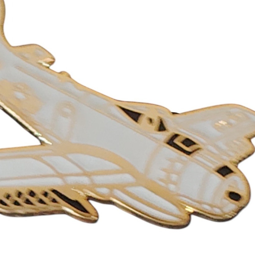 A-1 Skyraider Airplane Metal Hat, Vest or Lapel Collectors Pin 1-1/8"W x 3/4"H