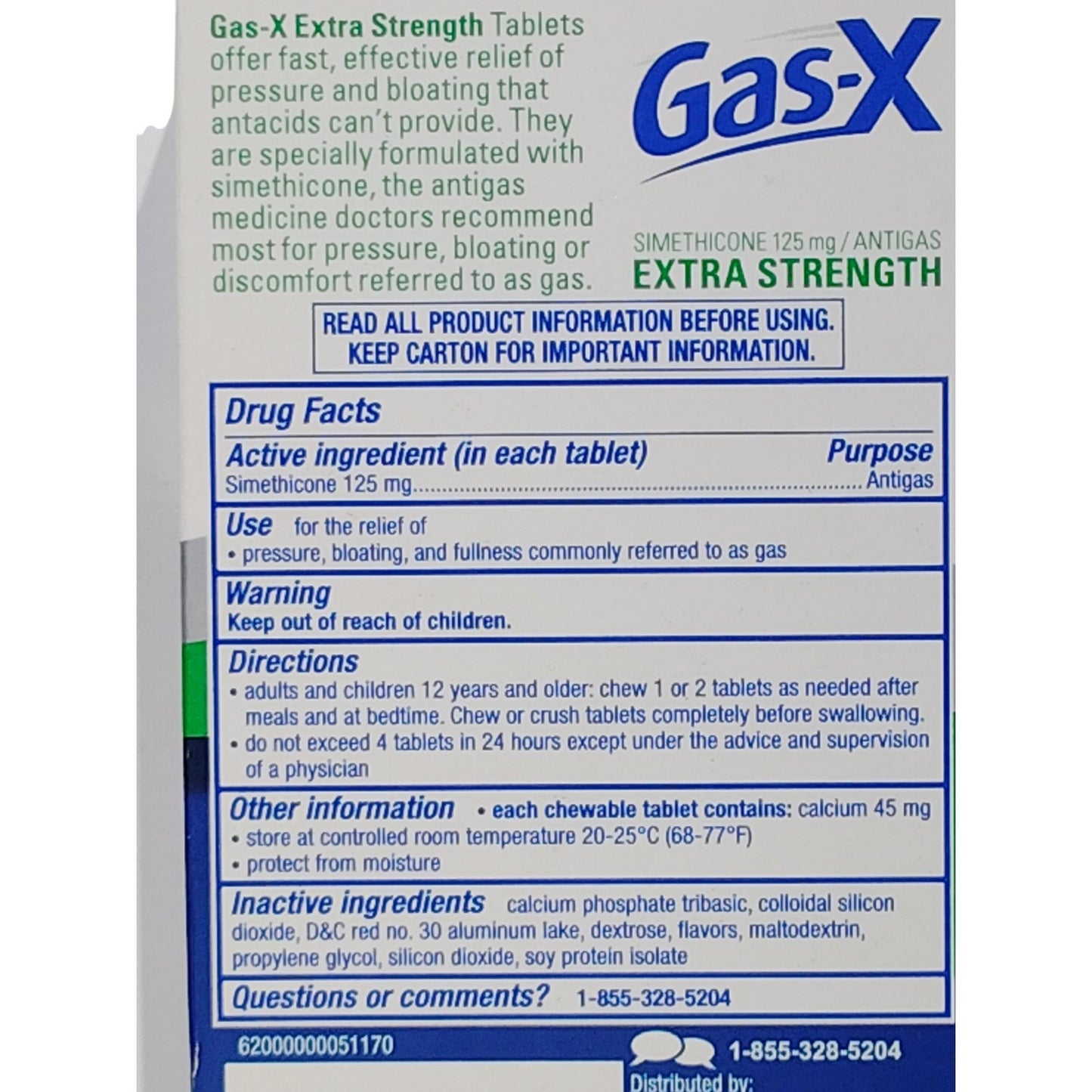 Gas-X Extra Strength – Cherry Crème Chewables – 18 Ct – Exp. 02/2027