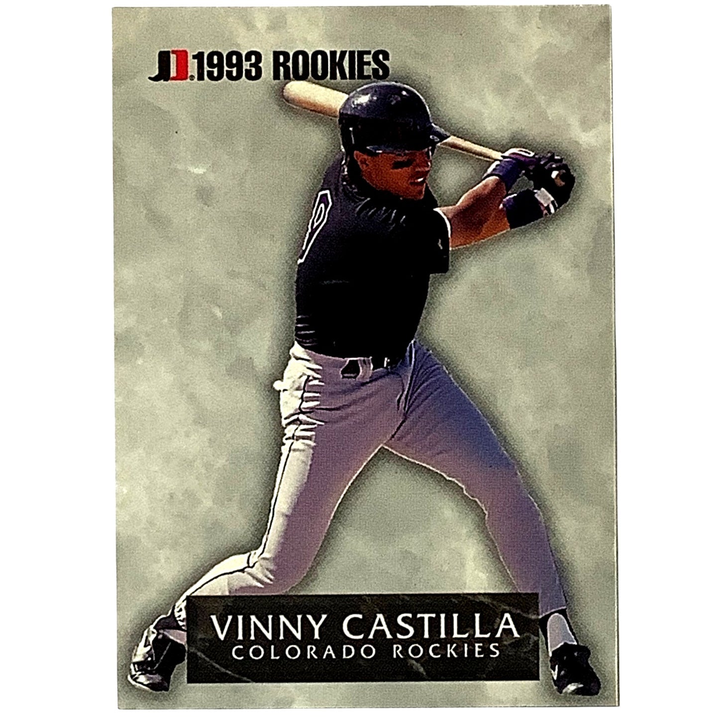 1993 Rookies, Vinny Castilla, Colorado Rockies, MLB, Jimmy Dean, Card 2, EX/NM