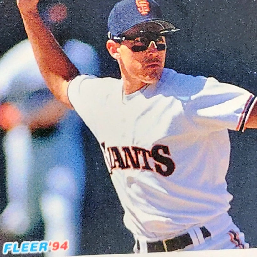 Mike Benjamin, San Francisco Giants, #681, 1994 Fleer Baseball Collector's Card