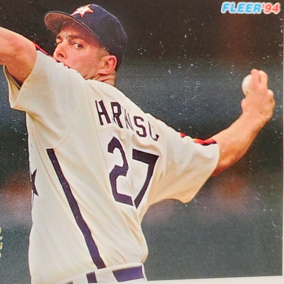 Pete Harnisch, Houston Astros, #492, 1994 Fleer Baseball Collector's Card