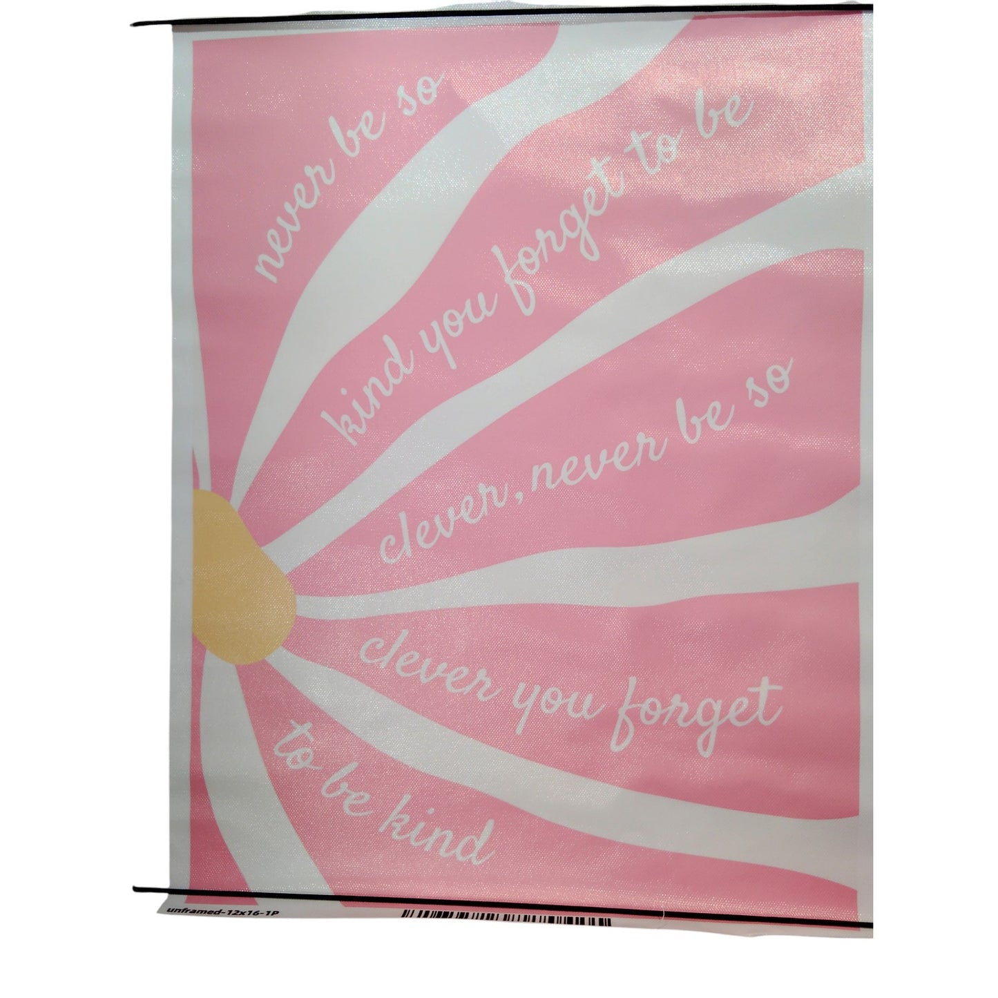 Taylor Song Lyrics Canvas Print – 12x16" Unframed, Minimalist Pink Aesthetic Swiftie Fans Wall Art