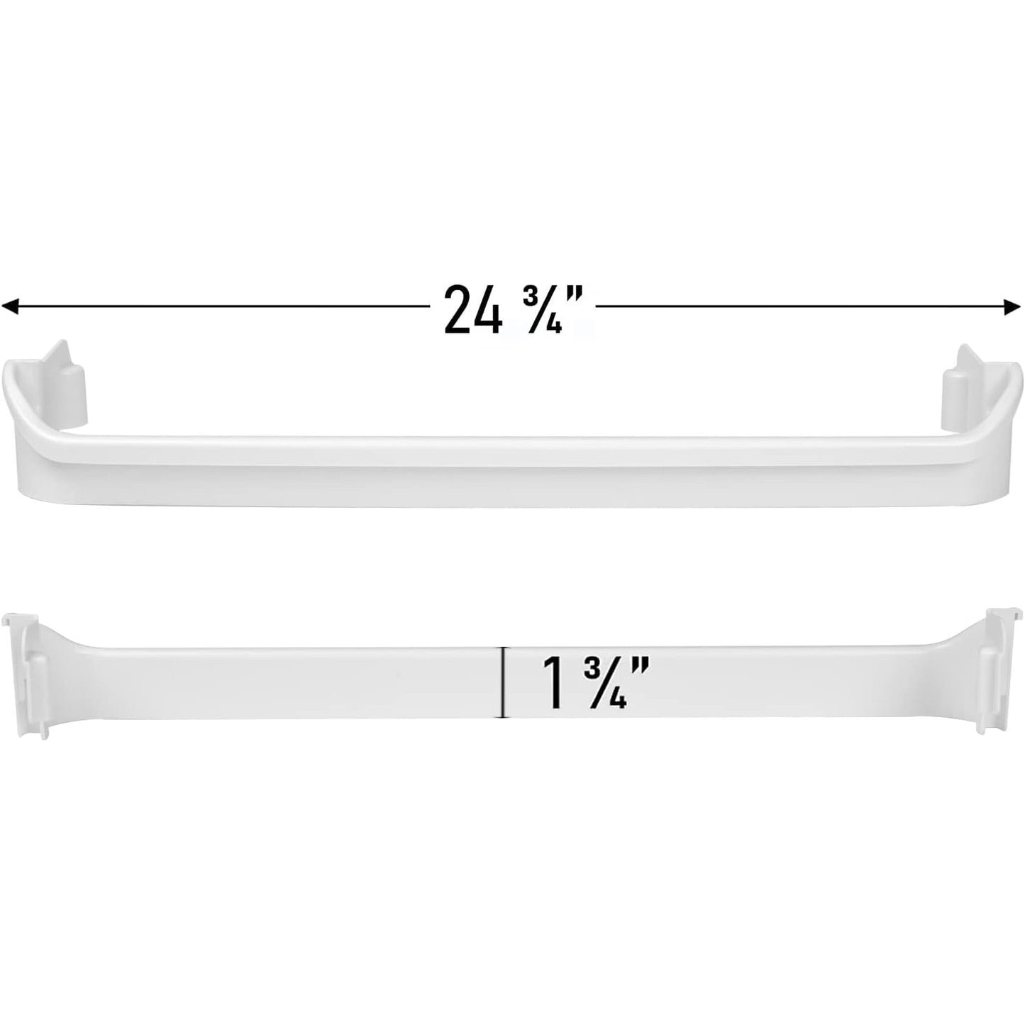 240534901 Door Shelf Rack Bar 2-Pack Compatible w/ Frigidaire Top & Bottom