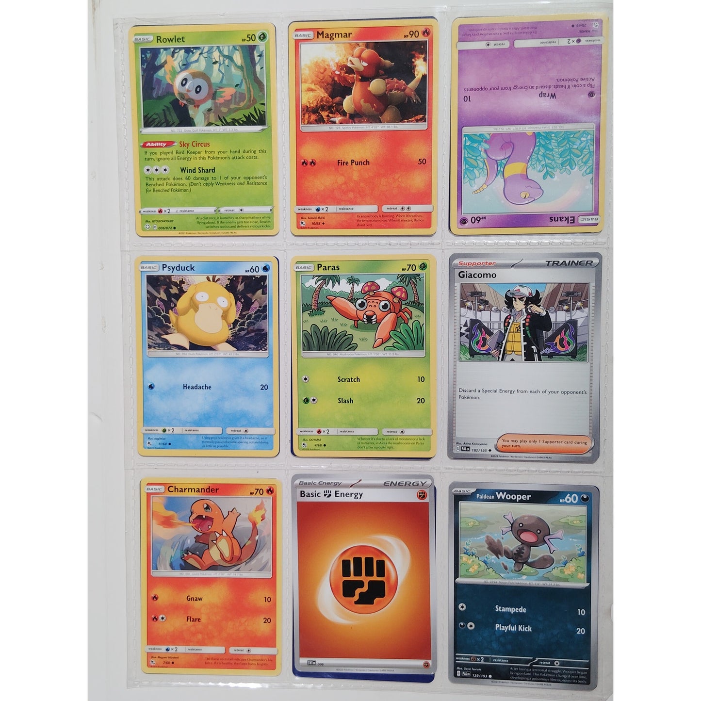 18 Random Pokémon Cards Pictured, Actual Photos Provided