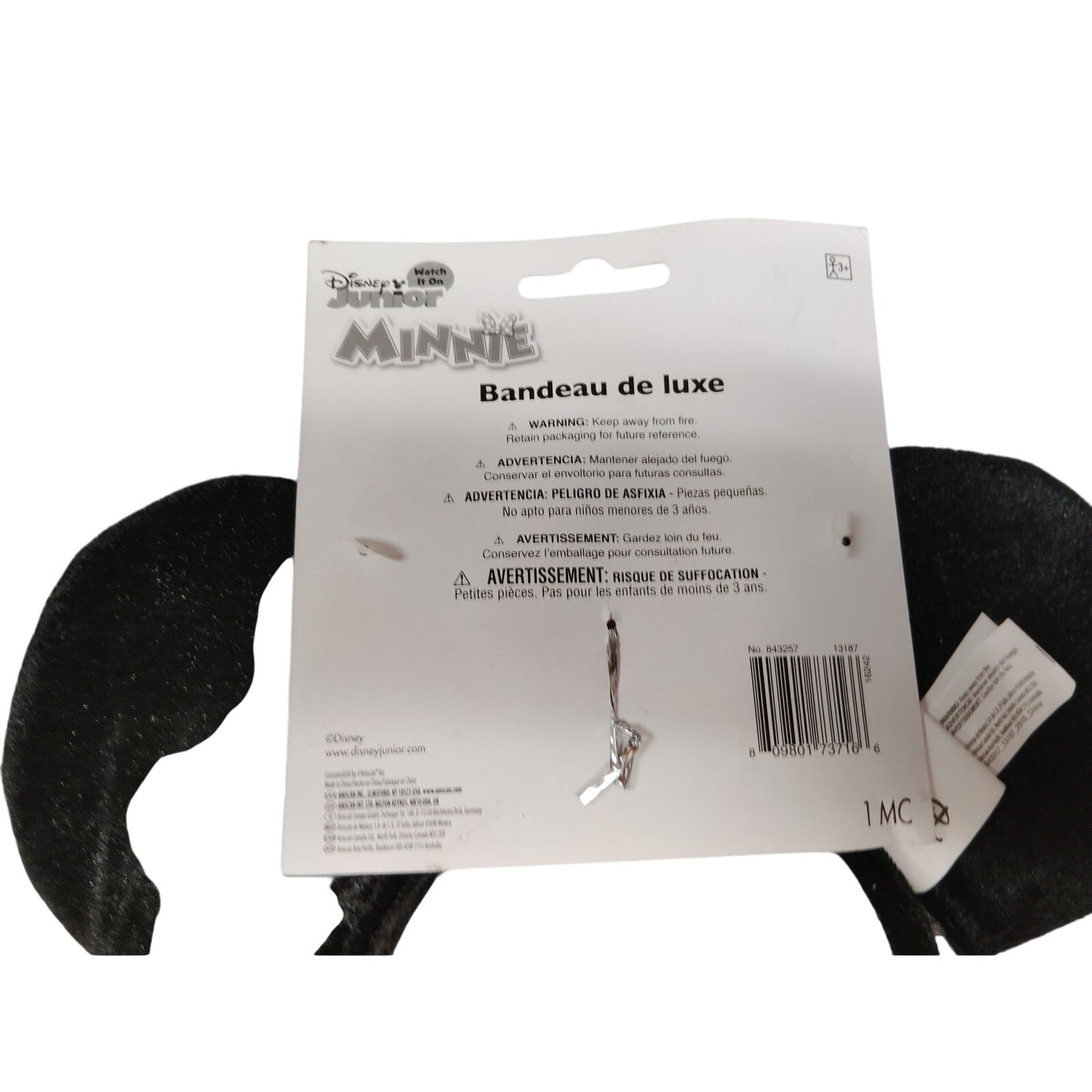 4 Assorted Mouse Ears Headbands – Ages 3+, Adjustable Fit