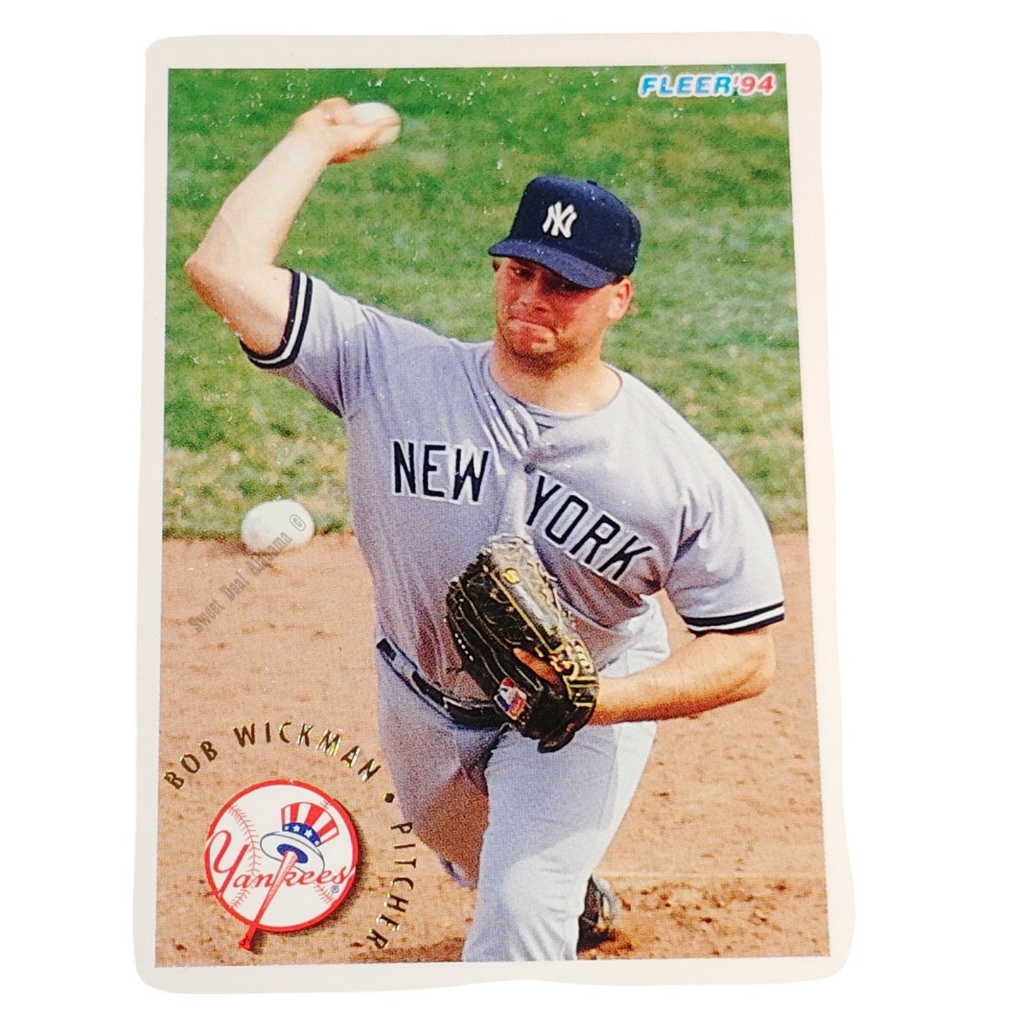 Bob Wickman, New York Yankees, #250, 1994 Fleer Baseball Collector's Card