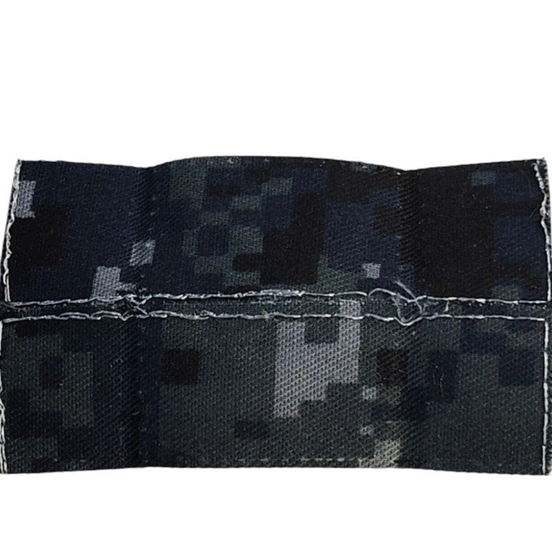 Navy Working Uniform (NWU) Type I Rank Tab E4 Parka/Hat 3"x1-7/8" Blue Camo