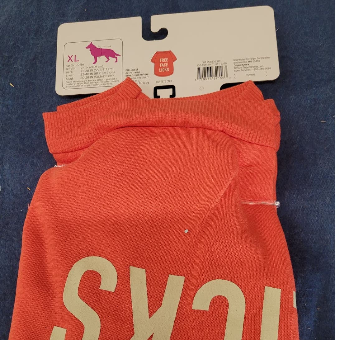 Free Face Licks Lightweight Dog Sweatshirt - XL - Boots & Barkley, 100 Lbs