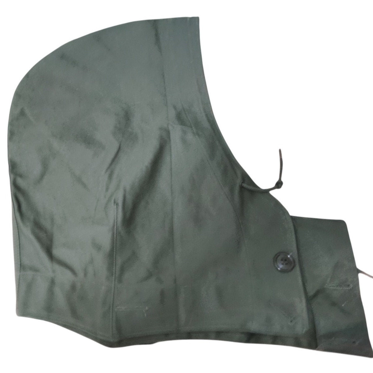 1951 Field Jacket Hood – Large, ODG, MIL-H-11377, NSN 73-H-66822-50, Mid City Uniform Cap Co., NOS