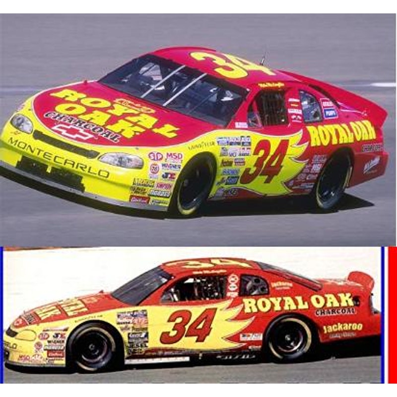 Mike McLaughlin #34 Royal Oak Monte Carlo, NASCAR 1:64 Die Cast Car, 1996 RC, NM