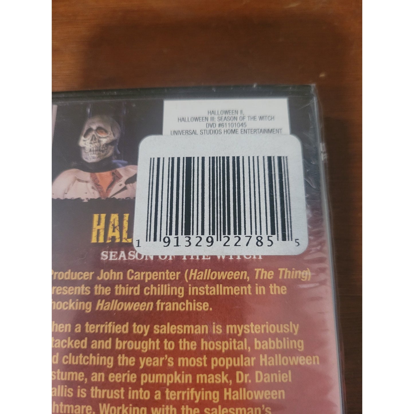 Dbl Feature: Halloween II 1981 Halloween III Season of the Witch 1982 DVD Horror