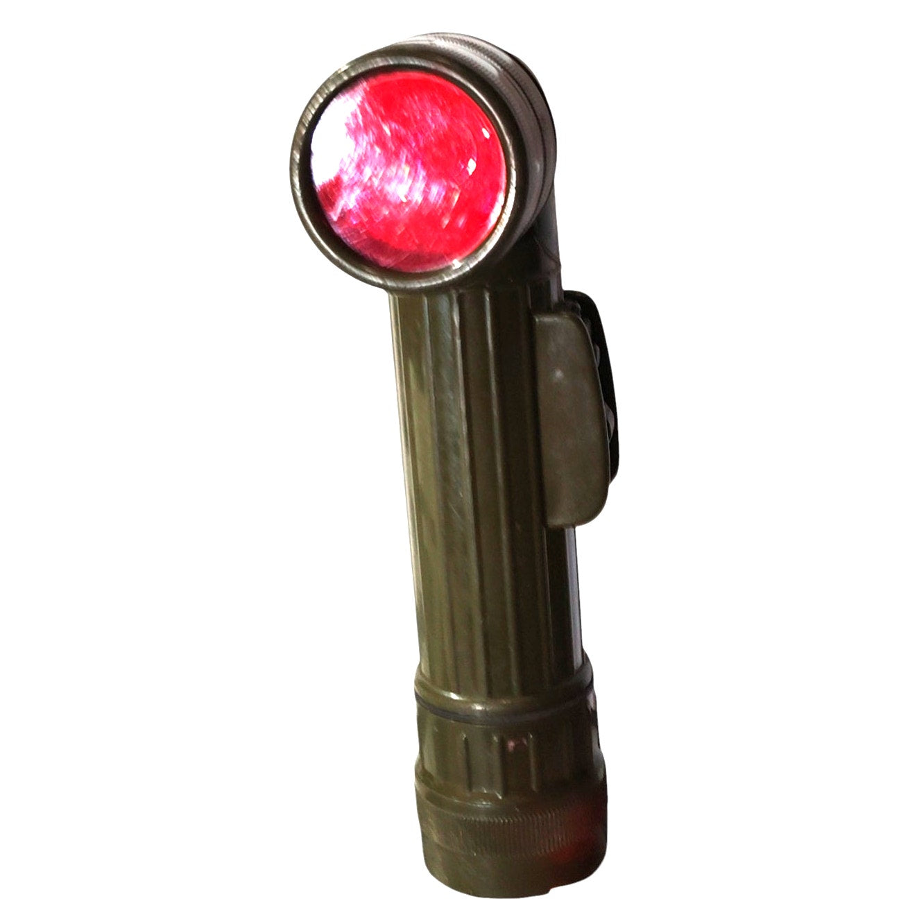 TL-122 Military Surplus Flashlight – ODG | 2 Red & Blue Lens Filters Extra Bulb