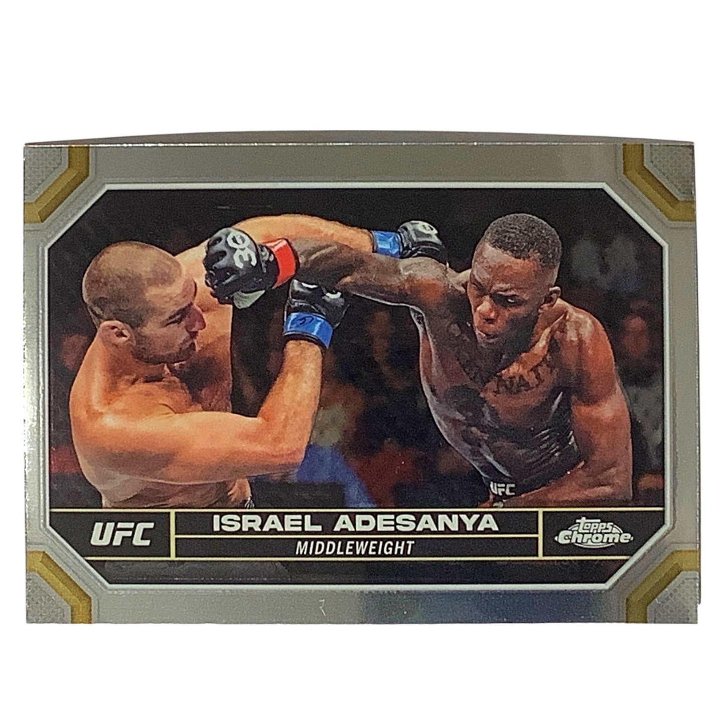 Israel Adesanya, Middleweight, UFC Card 81, 2024 Topps Chrome UFC, NM+