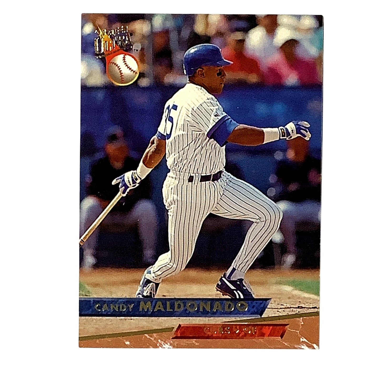 Candy Maldonado, Chicago Cubs, MLB, Fleer Ultra Baseball 1993, Card #316, EX/NM