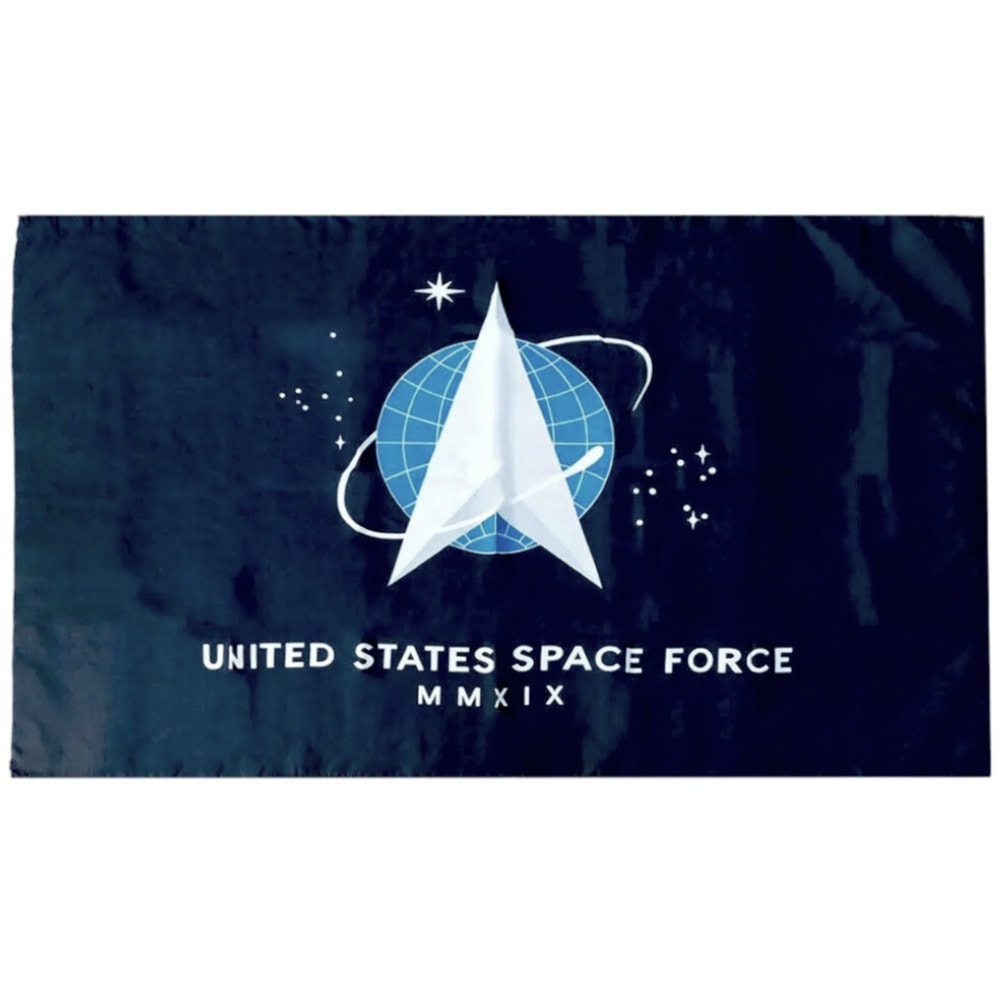 USSF, United States Space Force Flag MMXIX, 3' x 5' 100D Poly Flag / Banner