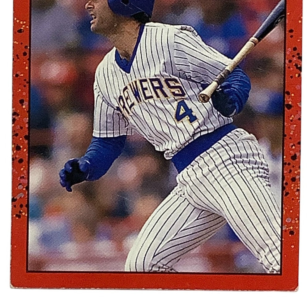 Paul Moliter, Milwaukee Brewers, MLB, Donruss 1990, Card 103, EXC