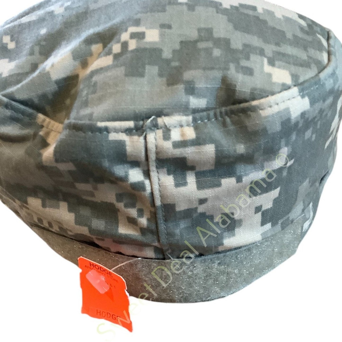 Digital ACU Camo Patrol Cap Size 6-3/4, Ripstop, Nylon/Cotton, Bernard Cap Co.