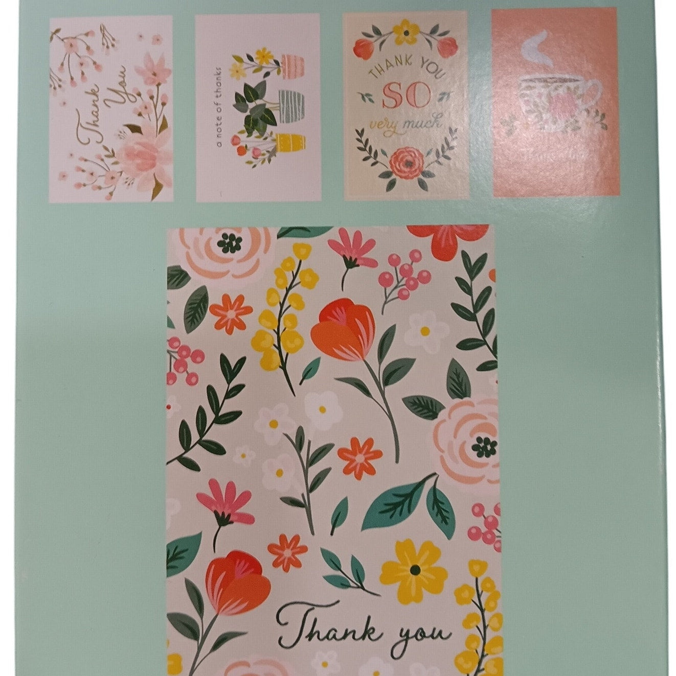 ME Thank You Cards - 10-Pack - 5 Styles x 2 Each - 4"x6" - Soy Ink - PN 619444