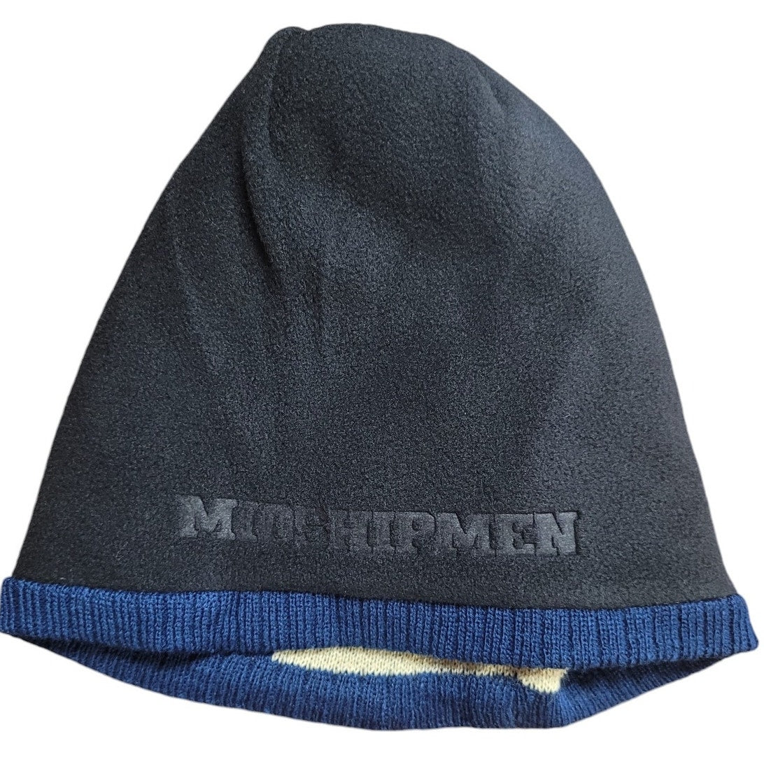 Nike Navy Midshipmen Youth Navy Blue-Black Reversible Knit Beanie, Size 8/20