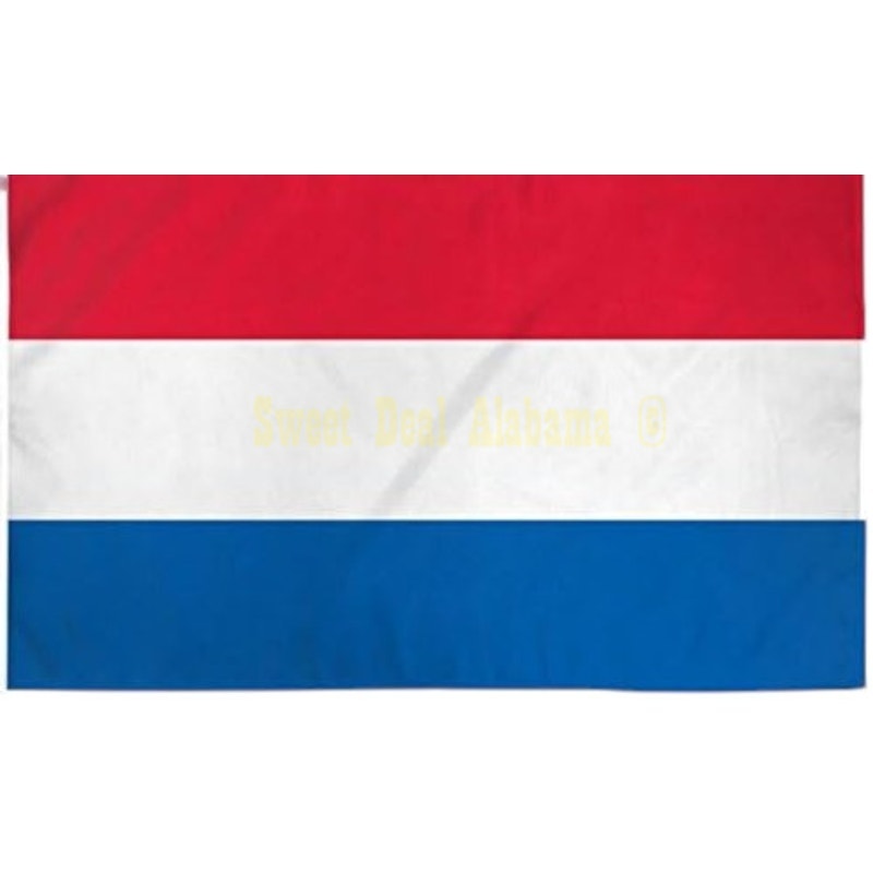 Country Flag, Netherlands 3 Ft. x 5 Ft. 100D Poly Flag, NO Grommets