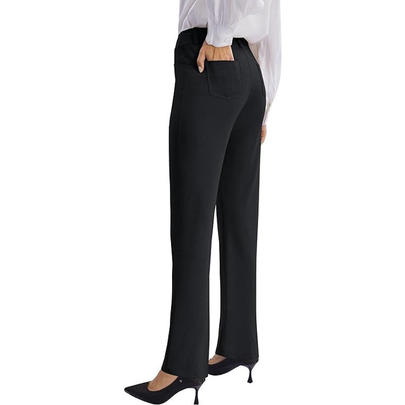 AFITNE LRG Yoga Dress Pants, 31" Inseam Stretchy Work Slacks Straight Leg Pants