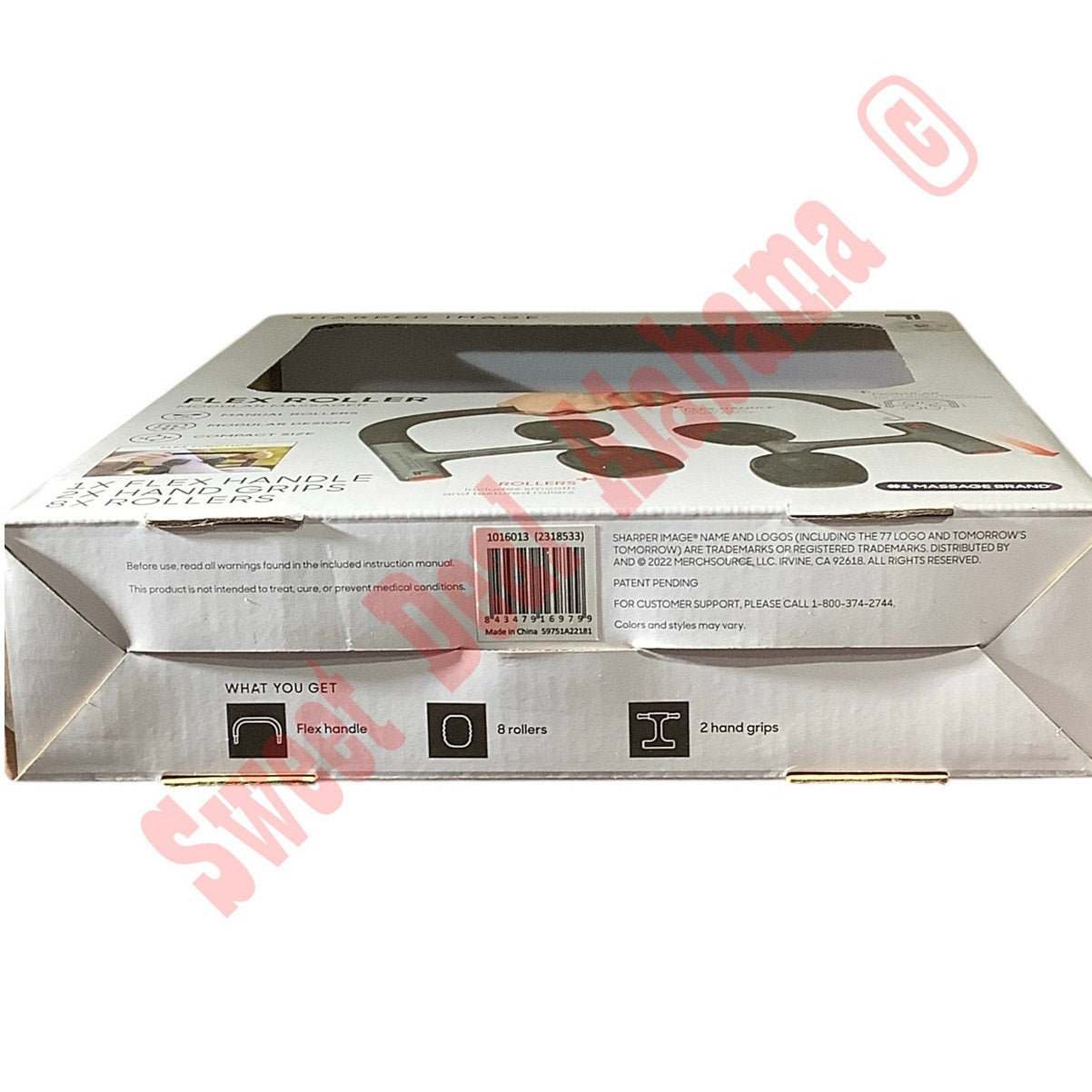 Sharper Image Flex Roller, Modular Massager with 8 Attachments