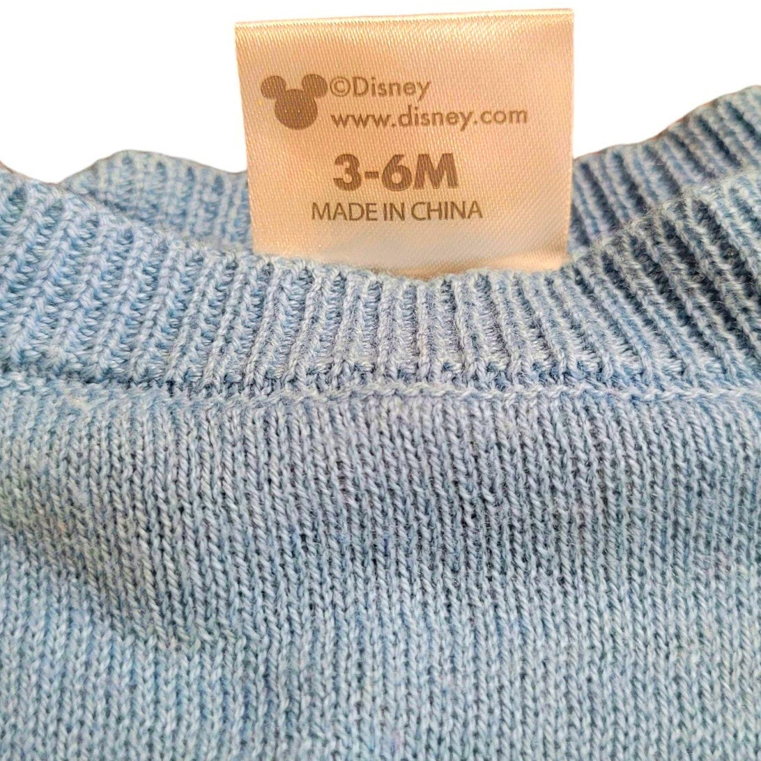 Baby Boys' Disney Mickey Mouse & Friends Pullover Sweater - Blue 3-6M
