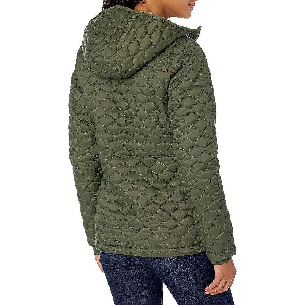 Lightweight Quilted Full-Zip Water-Resistant Sherpa-Lined Hooded Puffer Jacket