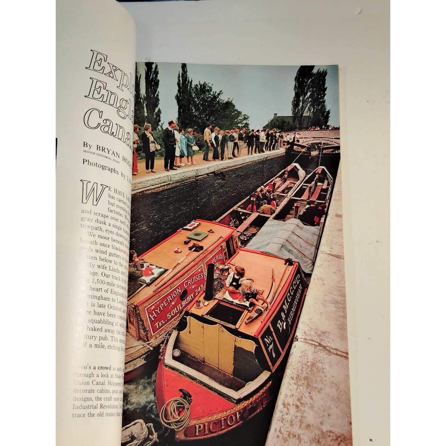 National Geographic Magazine – July 1974, England’s Canals, Coast Guard, Ants