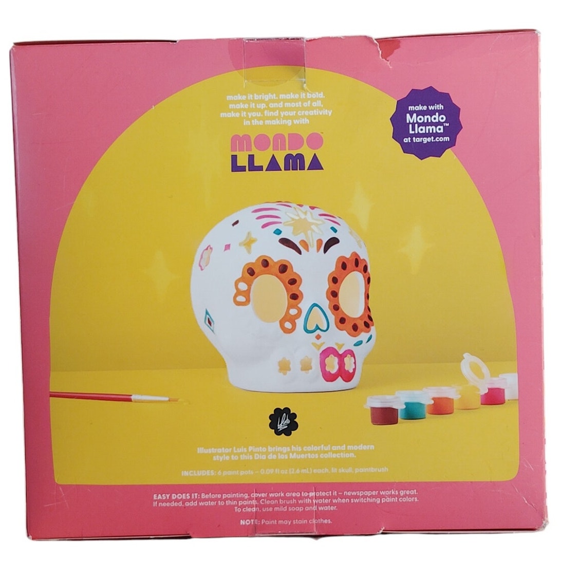 Paint Crafts - Día de Muertos Lit Ceramic Calavera – Mondo Llama