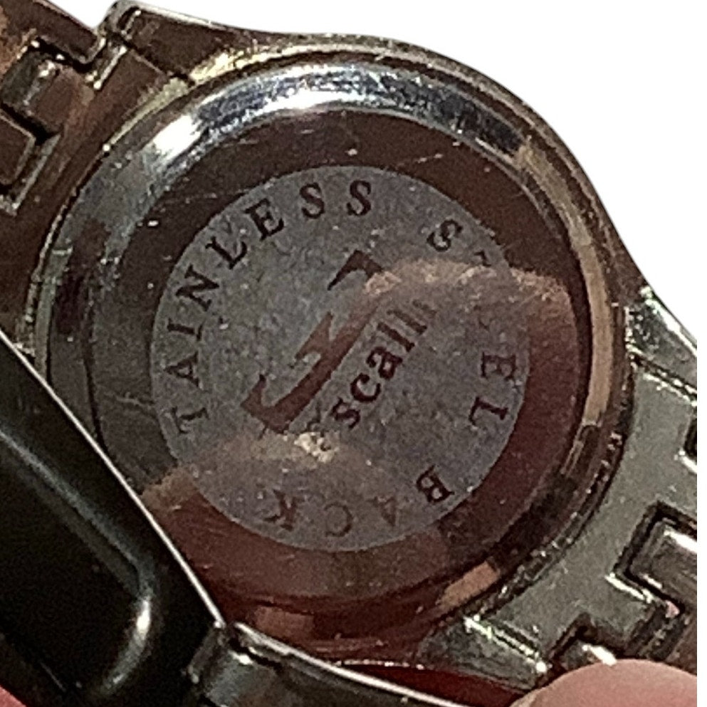 Escalli Ladies Watch, Silver Tone Band and Trim, 25mm Face, Non-Operable