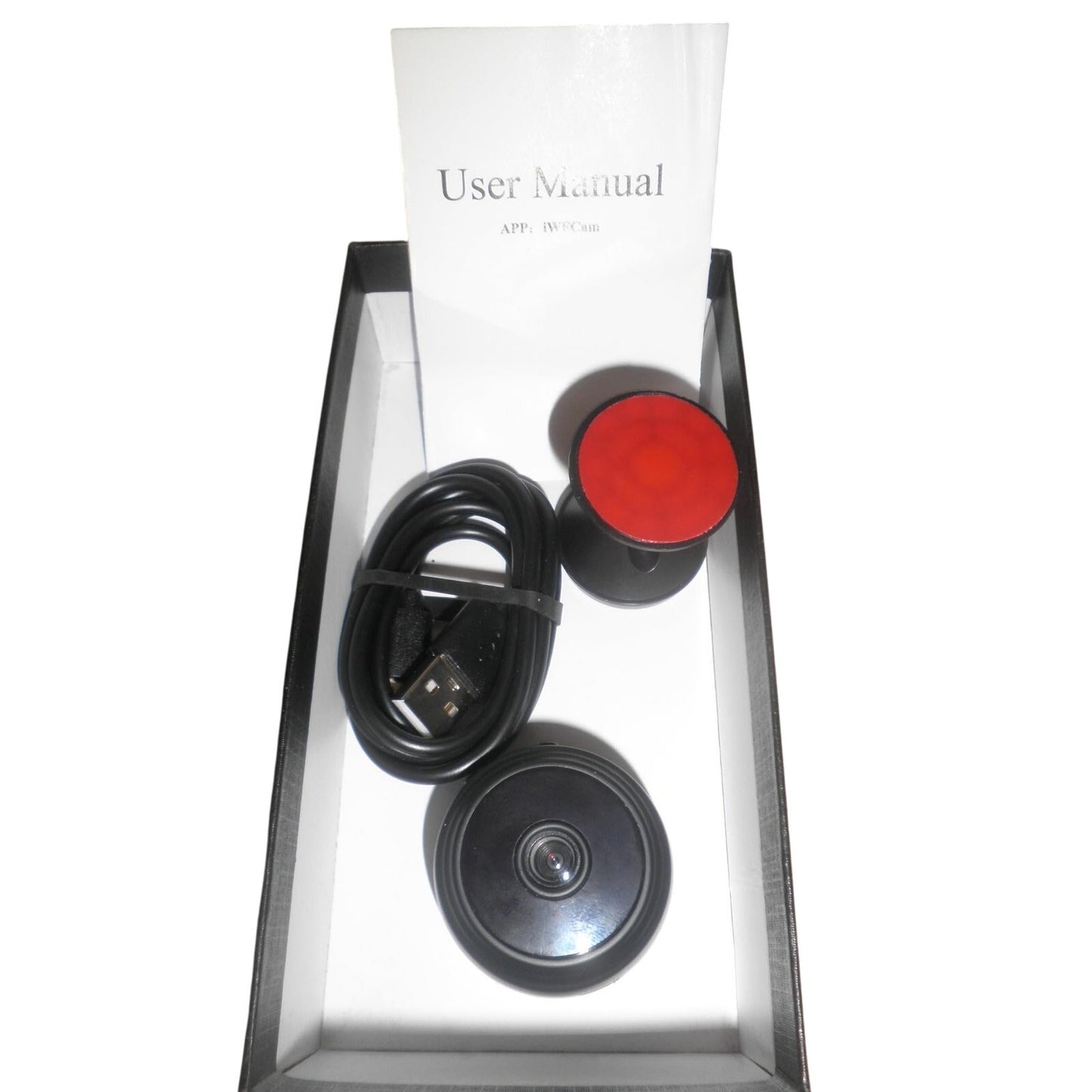 VASAGLE WiFi Spy Camera – 1080P HD Nanny Cam with Night Vision & Live Video