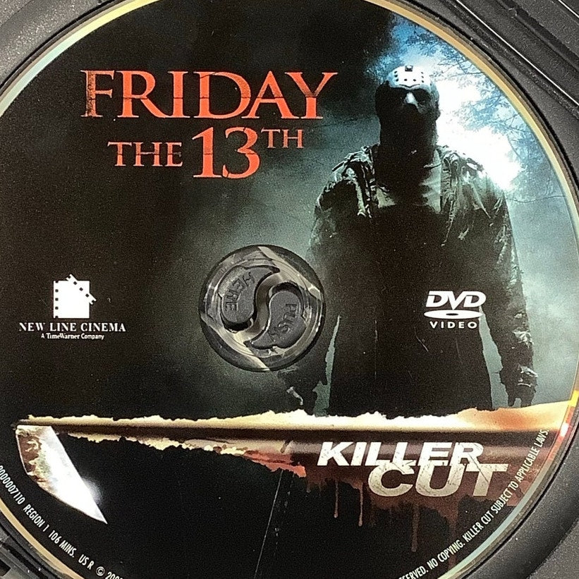 Friday the 13th Killer Cut Widescreen Edition (DVD 2009) "R" 106 Minutes