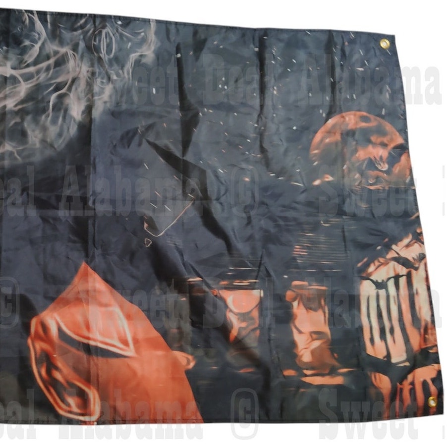 Hip Hop Rapper Tapestry 59"W x 35"H – Peep-Inspired Wall Art for Studio, Club