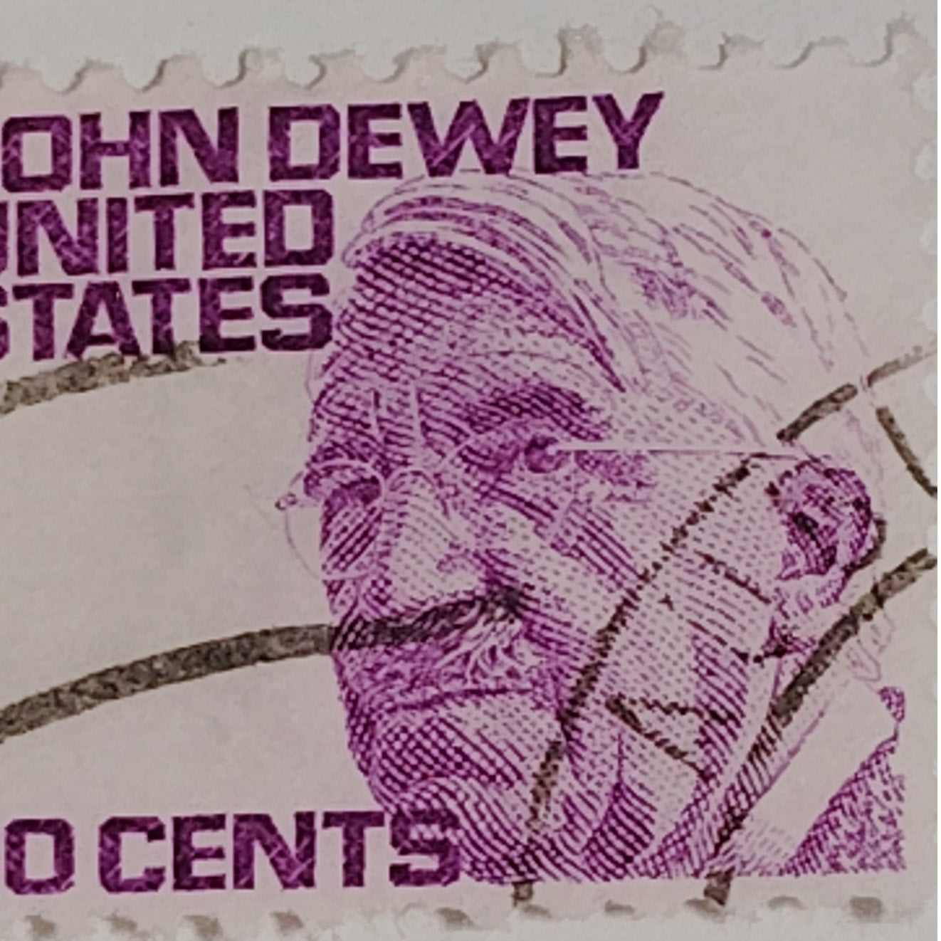 1968 30¢ John Dewey Stamp, Prominent Americans Series, Scott #1291 – Philosopher