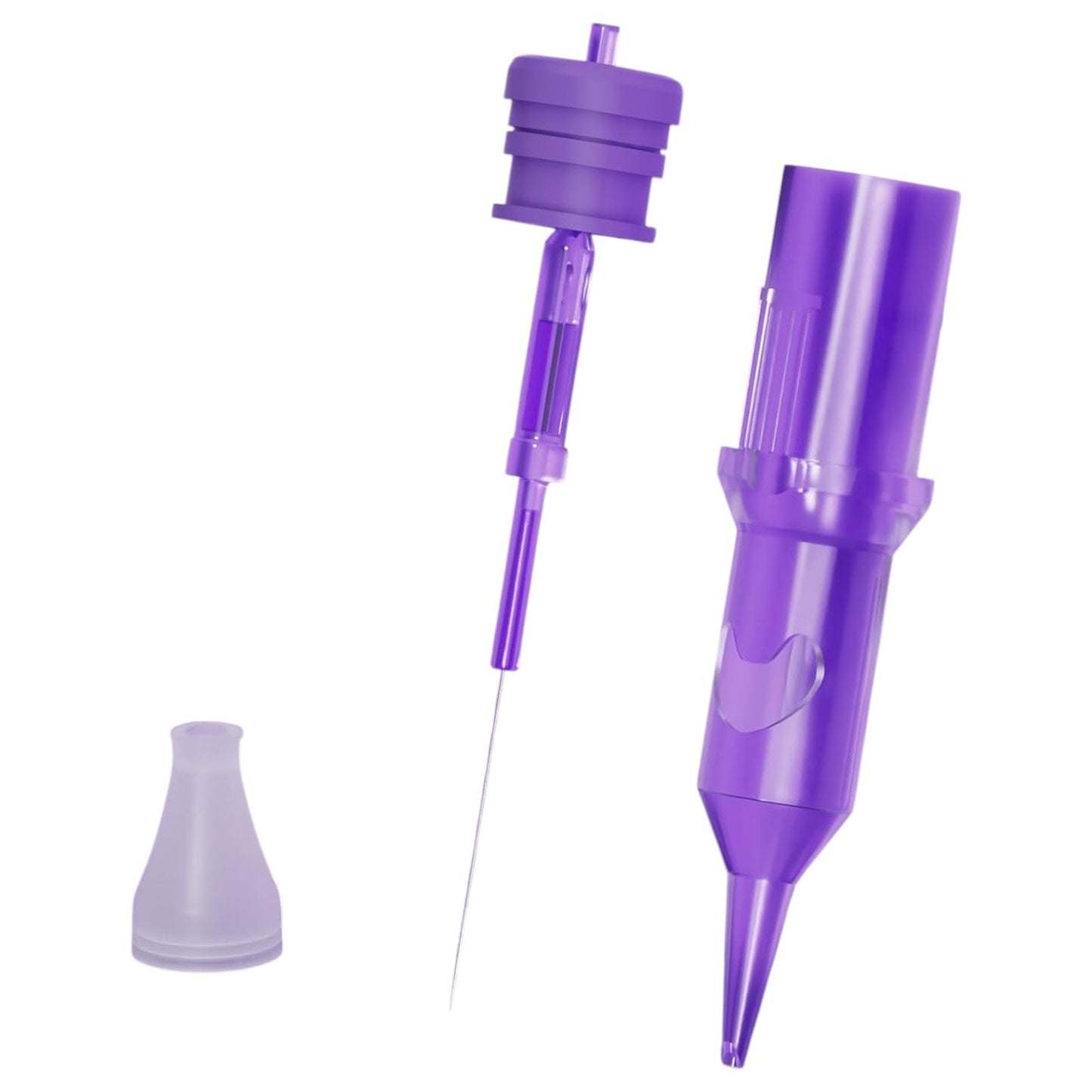 Tattoo Needle Cartridge Set – 5 Types – 10 Each – RS Round Shader – Exp. August 2029 – Tattoo Supply