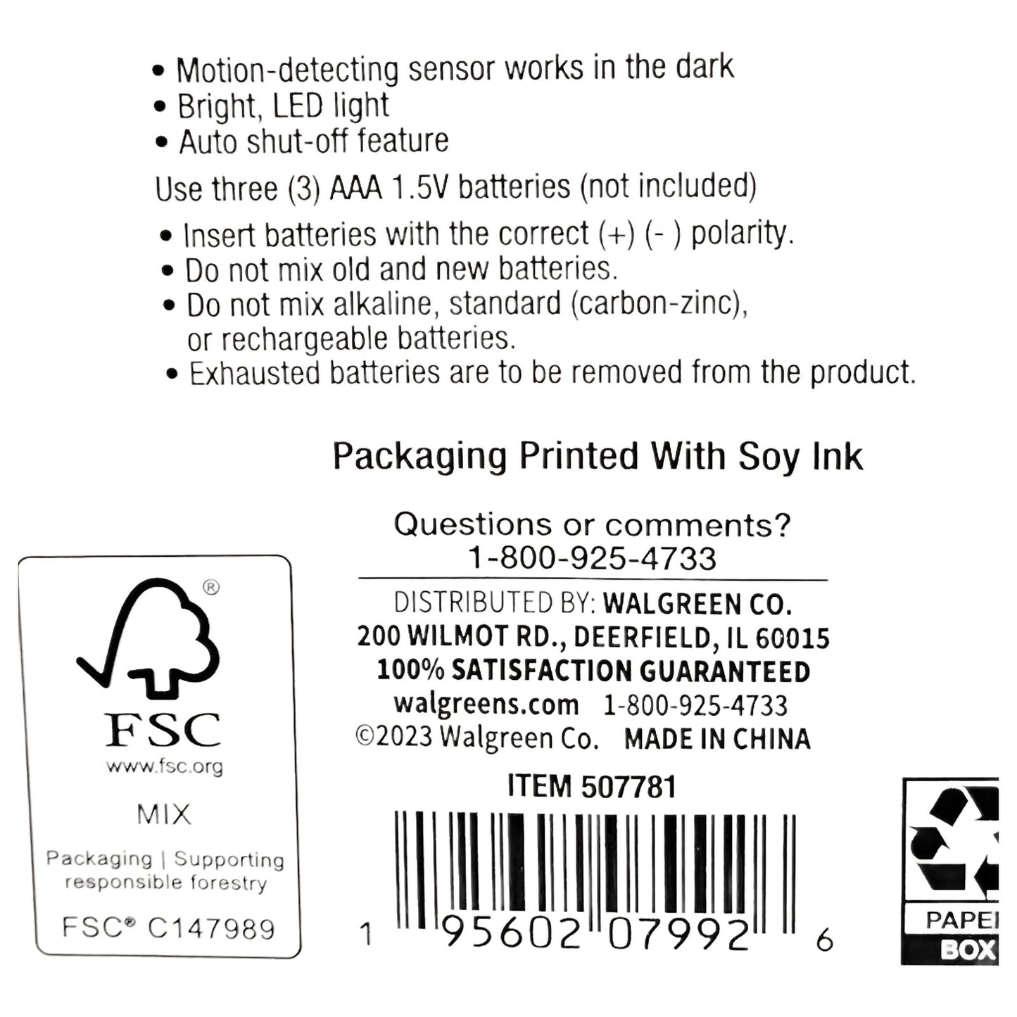 Modern Expressions Toilet Night Light – Motion Sensor LED, Auto Shut-Off