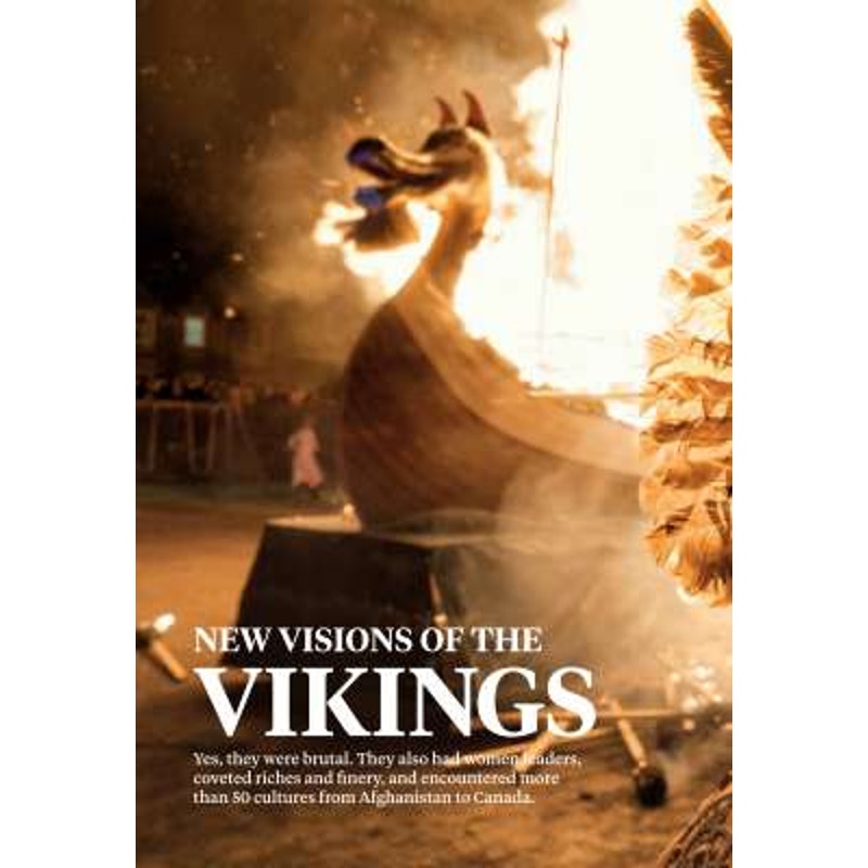 National Geographic Magazine March 2017, Vikings, Astonding Trees, Deepest Cave