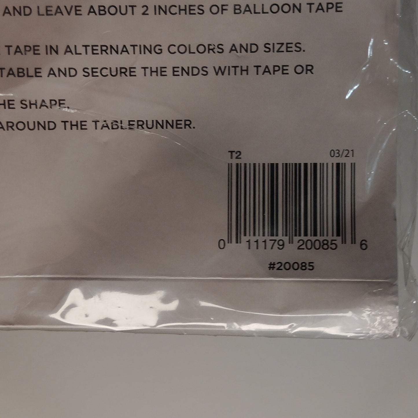 321 Party Balloon Centerpiece Kit – White, Gold & Gray with Foil Confetti – New