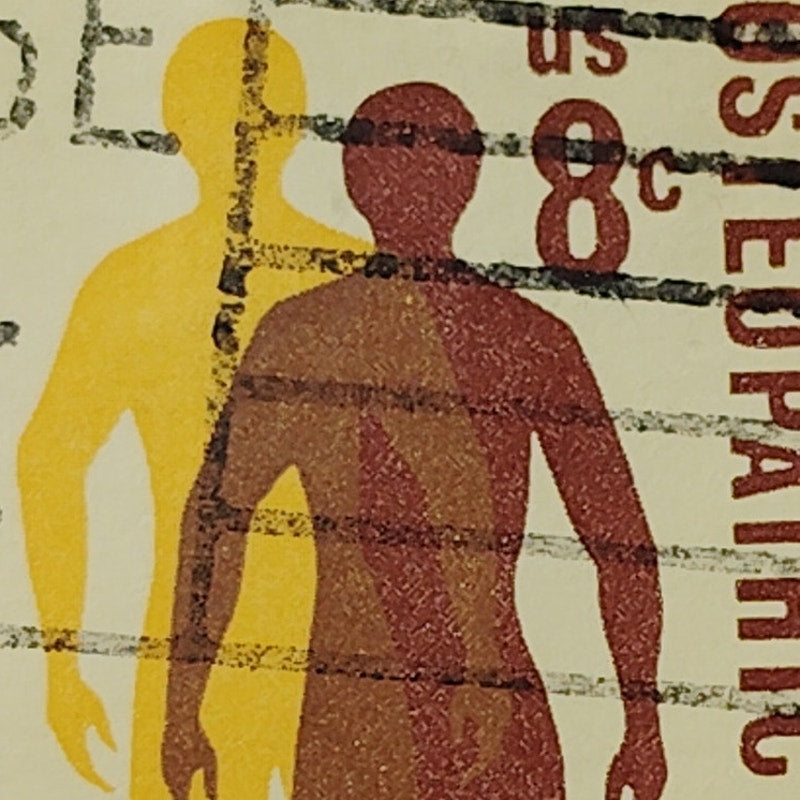 1972 US Postage Stamp Scott #1469 8c Osteopathic Medicine Used Canceled Vintage