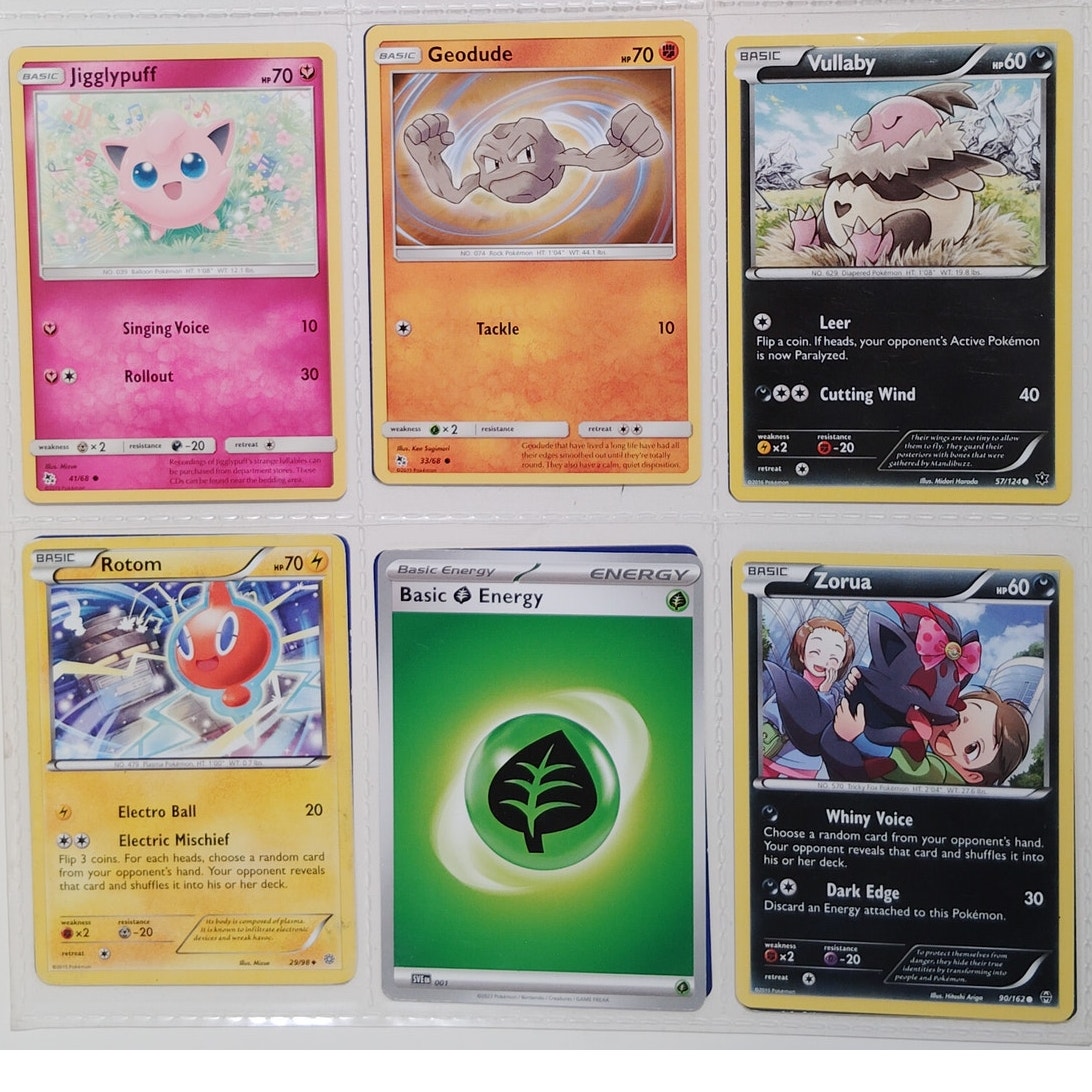 18 Random Pokémon Cards Pictured, Actual Photos Provided