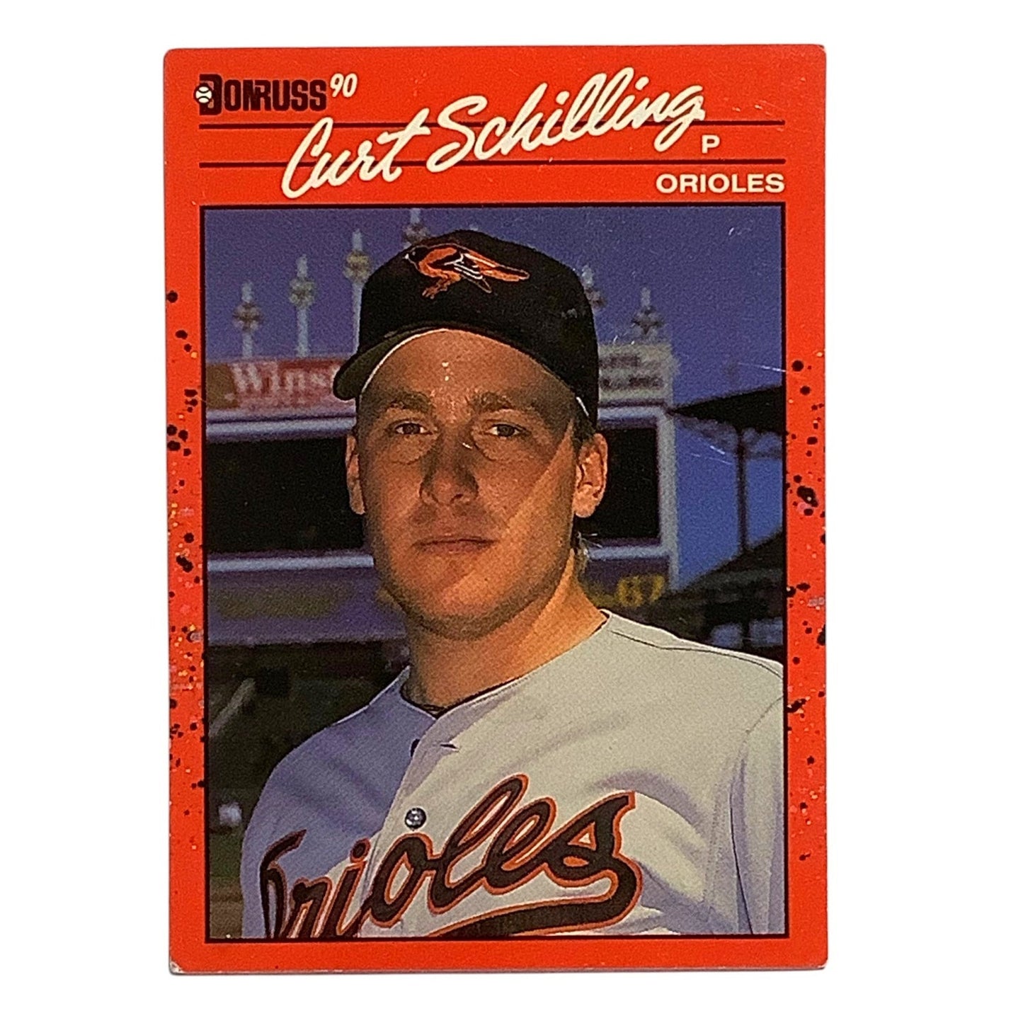Curt Shilling, Baltimore Orioles, MLB, Donruss 1990, Card 667, EX/NM