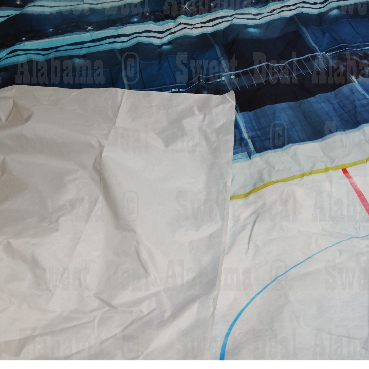 8x8ft Fabric Ice Hockey Sport Backdrop – Arena Ice Rink Photography Prop